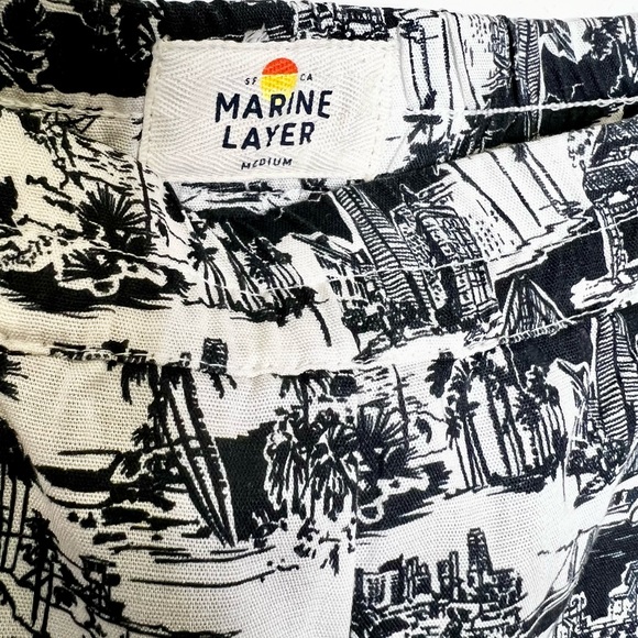 Marine Layer Allison Pant in SF Toile Print - Picture 9 of 9